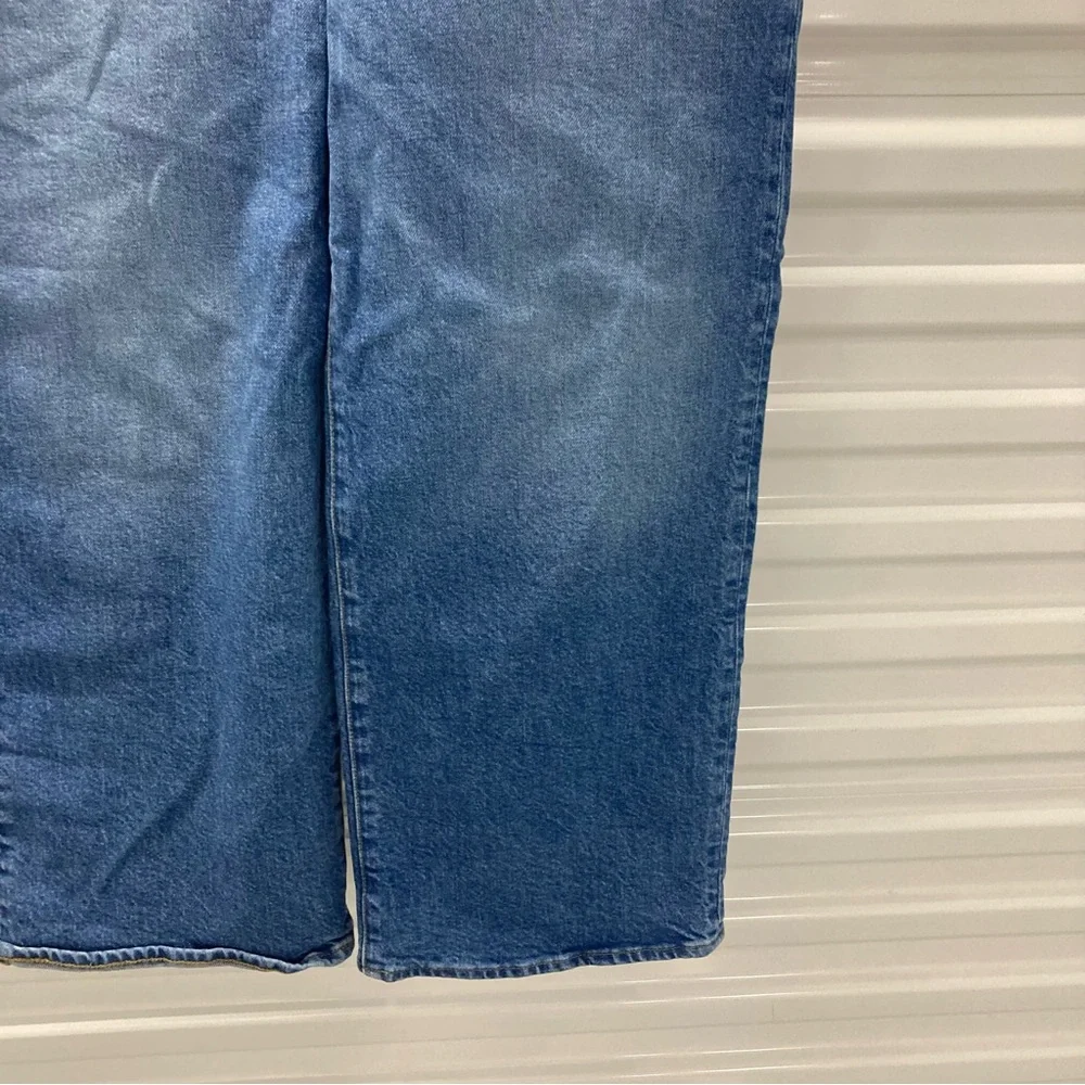 J. Crew Classic Blue Wide Leg Jeans - Picture 6 of 11